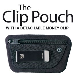 Go Travel Clip Pouch - Discreet Hideaway Wallet with RFID Protection (Ref 682)