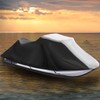 Silscvtt Trailerable Watercraft Jet Ski Cover Heavy Duty PWC Boat