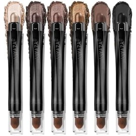 LUXAZA PRO Set De Sombras De Ojos En Barra Neutras Sombras De Ojos En Crema Mate Con Brillo Metálico Delineador Iluminador Y Lápiz De Color - Classic