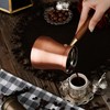 DEMMEX Turkish Coffee Pot – 1mm Thick Brushed Copper Cezve,