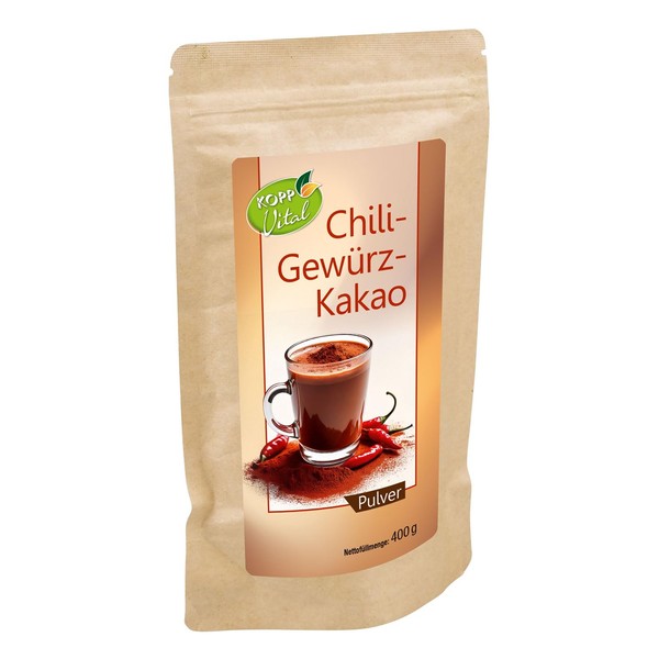 KOPP Vital® Chilli Spice Cocoa Powder - 400 g -
