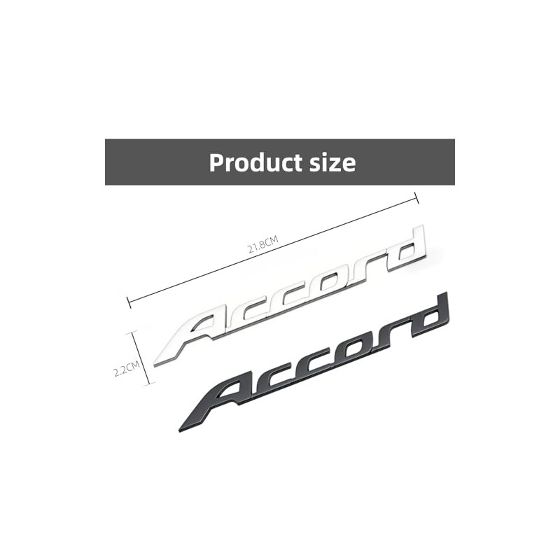 Car Emblem for Trunk lid Rear ABS Material Compatible with