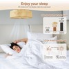 Glmthux Caged Ceiling Fan with Lights, Flush Mount 20" Boho