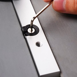 Mitre Bar, 450 mm, Table Saw, Mitre Bar, Aluminium Alloy, Slider, Table Saw Measuring Bar For Building Various Jigs on Your Table Saw, Default, 300 sliders