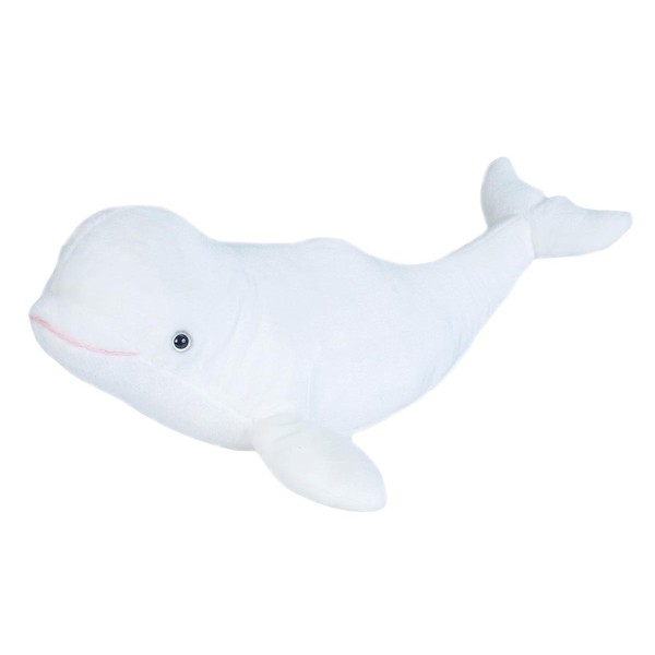 Wild Republic Beluga Whale Plush, Stuffed Animal, Plush Toy, Gifts for Kids, Cuddlekins, 21 inches
