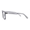 Rectangular Horn Rim Keyhole Plastic Blue Light Filtering Computer Glasses