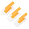 Nichiyo Plastic Trowel Kit Round&Square&Tipped End Finishing Trowels 3 Piece