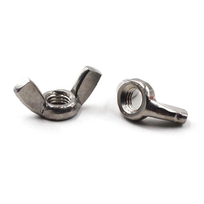 M6 Wing Nut 304 Stainless Steel Thread Nut Hand Twist