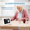 Jall L New 2024 Digital Calendar Alarm Day Clock -