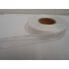2 metres x 15mm Edged Organza Ribbon White Double Sided