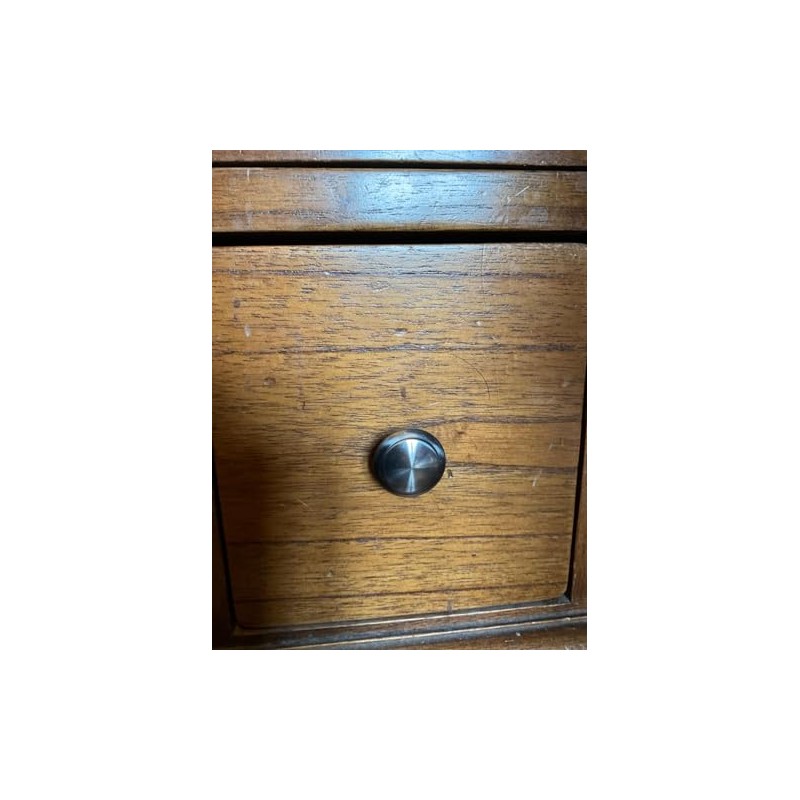 Gendewiner 12 Pack Cabinet Door Knobs Stainless Steel 27mm Diameter