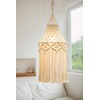 Mkono Macrame Lamp Shade Boho Hanging Pendant Light Cover Bohemian