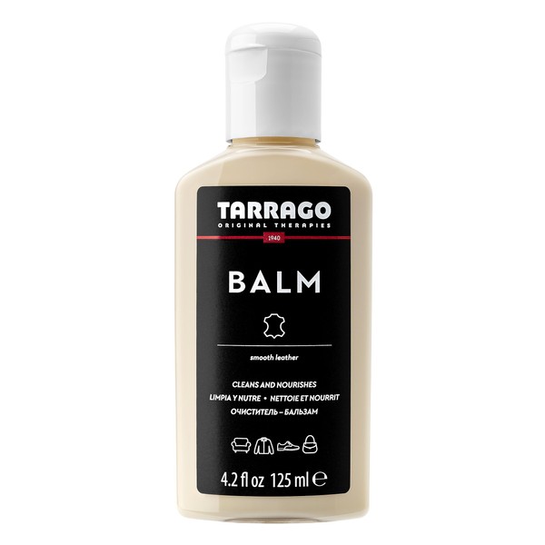 Tarrago Leather Balm Conditioner- Nourishes and Restores Color for Smooth, Patent, Exotic, and Reptile Leather - 4.23oz - Neutral #00