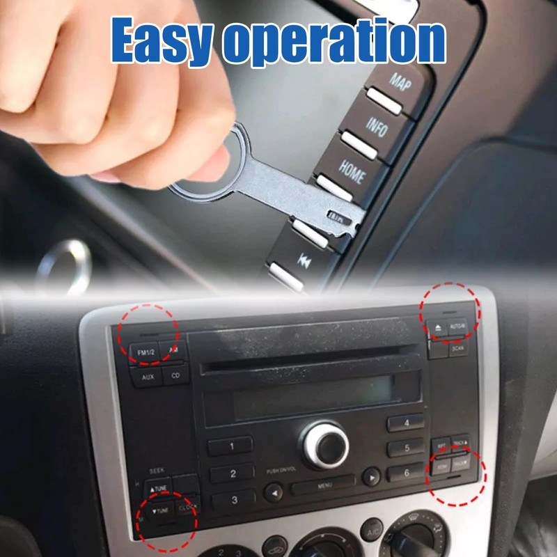8-Piece Set Car Radio Removal Tool, Car Radio Release Tool,