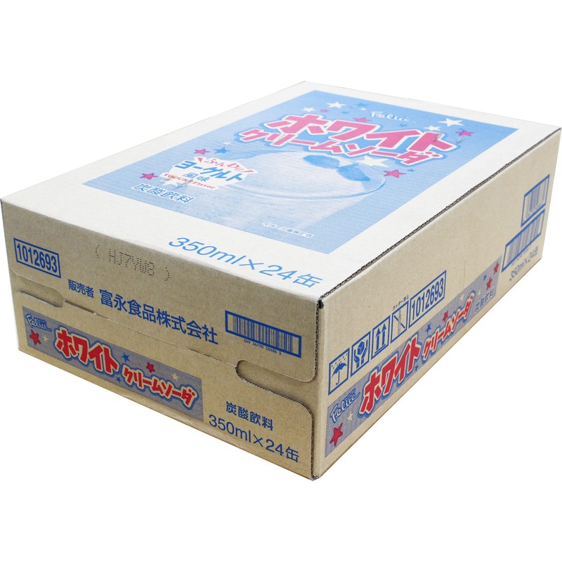 Felice White Cream Soda 11.83 fl oz, 24 packs