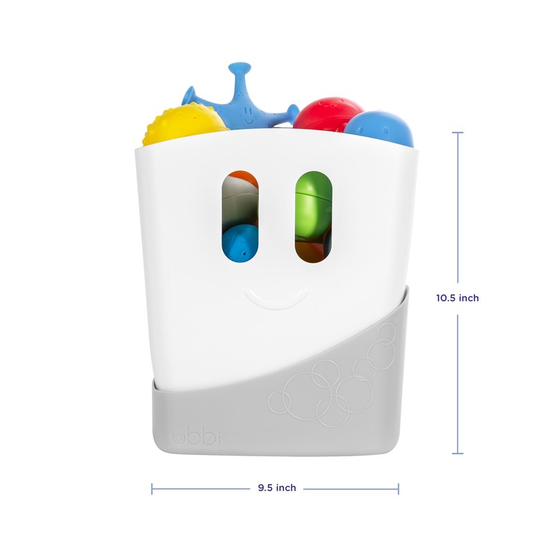 Ubbi Freestanding Bath Toy Organizer Bath Caddy with Removable Drying