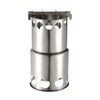 Lixada Portable Stainless Steel Lightweight Wood Stove Outdoor Cooking Picnic