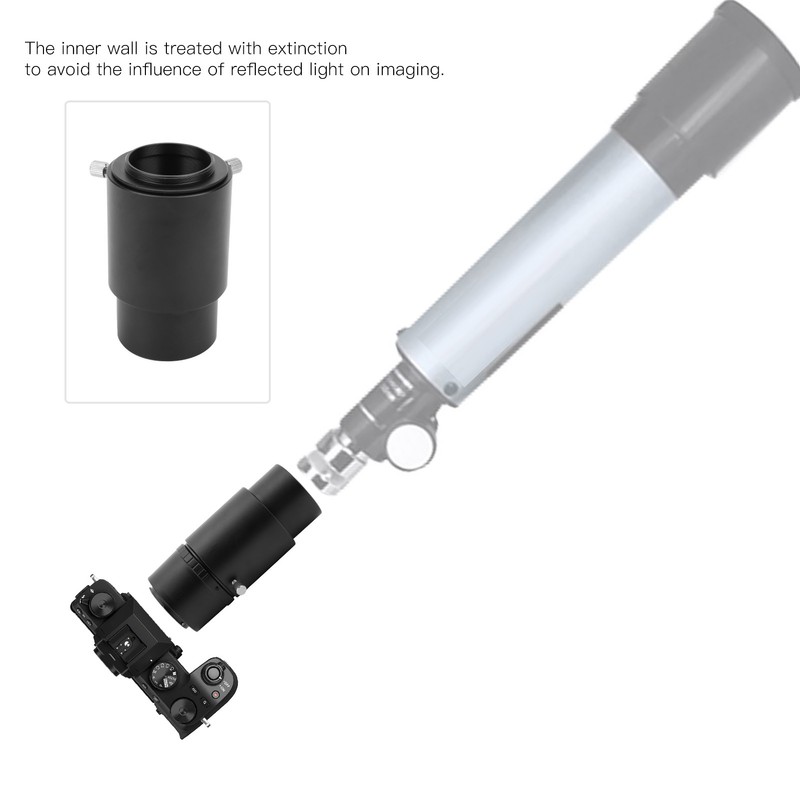 Astronomical Telescope 2in 60mm Eyepiece Extension Tube And for T2-FX