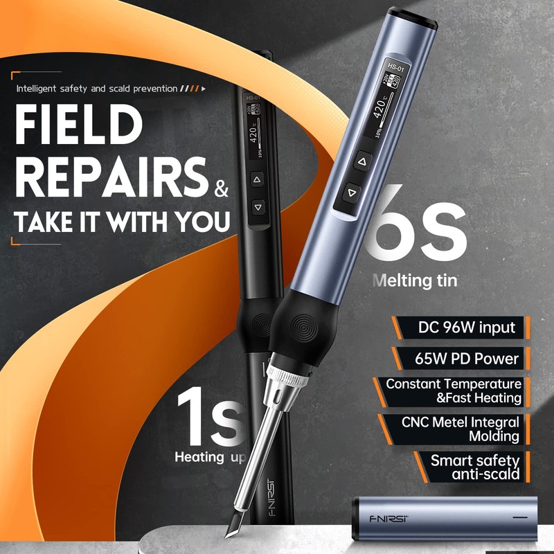 DollaTek Smart Electric Soldering Iron PD 65W Adjustable Constant Temperature