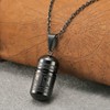 Zysta Stainless Steel Couple Pendant Ash Jewellery Memorial Urn Pendant