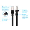 Monoprice Cat6A Ethernet Patch Cable - 1 Feet - Black