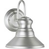 Forte 1127-01-55DS One Light Outdoor Lantern, Brushed Nickel Finish