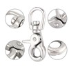 5Pcs Durable Stainless Steel Trigger Swivel Snap Hook Clasp Houseboat
