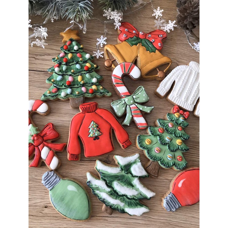 LILIAO Christmas Winter Ugly Sweater Cookie Cutter - 4.2 x