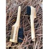 2-in-1 Pocket Sapling Mustache Brush & Comb (2-Pack) from Green