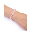 Jovivi Cat Crystal Bracelets for Womens,Natural Rose Quartz Gemstone Healing