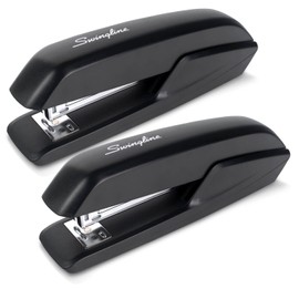 Swingline Stapler, Eco Version Desktop Stapler, 20 Sheet Capacity, Black, 2 Pack (54501)
