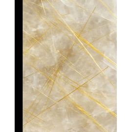 Gilded Quartz College Ruled Paperback Notebook – Large (8.5”x11” A4) | StoneForm Series for School, Work, or Journaling: Ideal for College Students, Professionals, and Writers