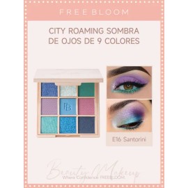 Paleta De Sombras De Ojos 9 En 1 De Freebloom