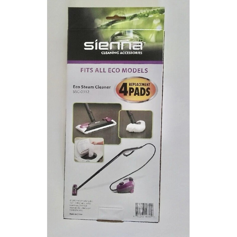 SIENNA Steam Mop Replacement PADS - 4 Pack