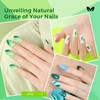 Morovan Green Nail Polish Set: Turquoise White Blue Spring Summer