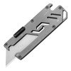KUNSON Stainless Steel Keychain Utility Knife, Portable Pocket Retractable Box