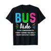 Bus Driver Aide Back to School Matching Group Squad T-Shirt