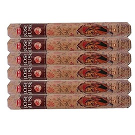 HEM / Incense Stick / Rose Musk / 1 Case (20 Sticks x 6 Boxes)