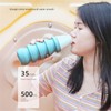Sauinitac Foldable Silicone Water Bottle 500ml, Collapsible Travel Bottle with
