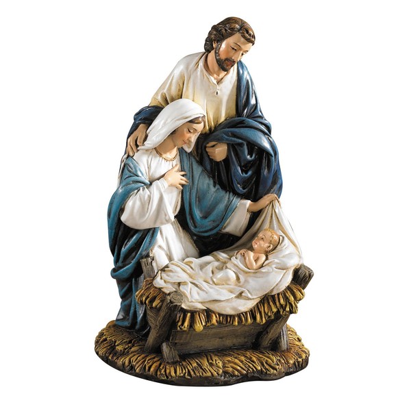CB Gift Michael Adams Come Adore Him Nativity Musical Figurine, 7.5"
