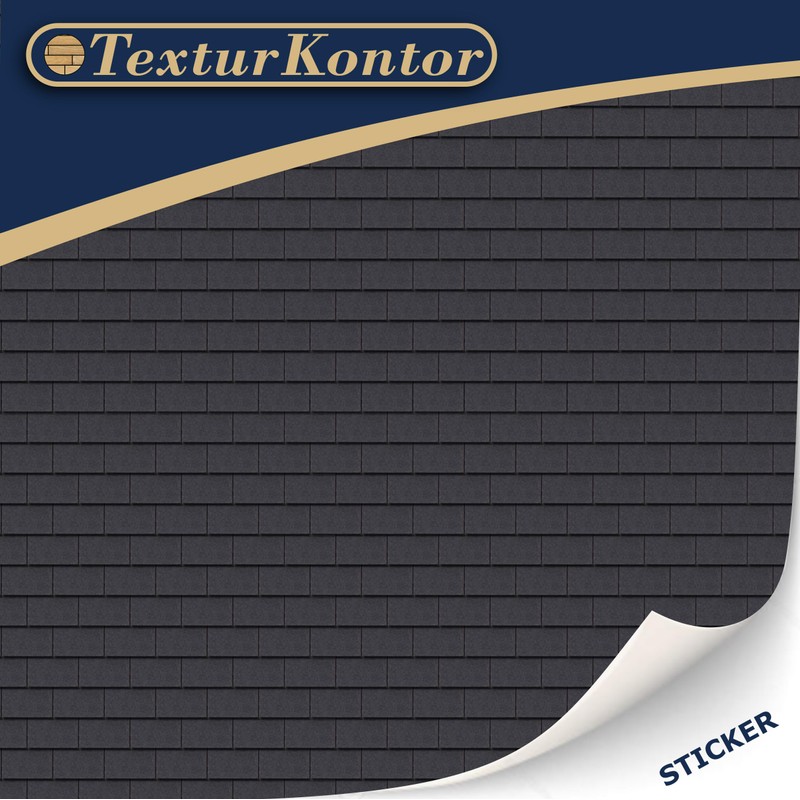 3 Sheets Self-Adhesive Decorative Film Roof Tiles for Model Making