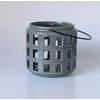 Bloomingville Small Grey Ceramic Lantern - 14 x 14.5cm