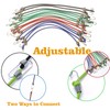 Small Bungee Cords with Hooks 12 Pieces, Mini Bungee Cord