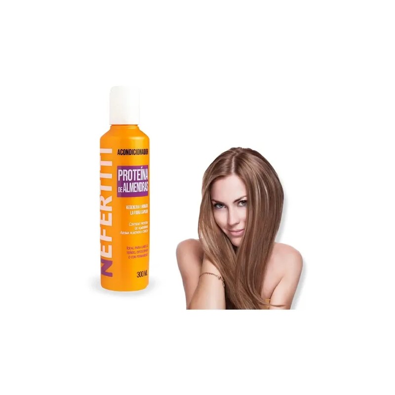 Acondicionador Para Cabello De Almendra 300 Ml Nefertiti