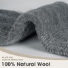 Pure Wool Winter Thermal Gloves Men Women Extra Warm Knit