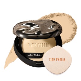 TIMEPHORIA Base de Maquillaje en Polvo Timeless Optima, Alta Cobertura y Acabado Matte Blur, 16H Control de Brillo, Polvo Compacto para Piel Grasa y