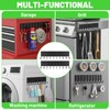 6 Pcs Magnetic Key Holder for Fridge with 10 Hooks,