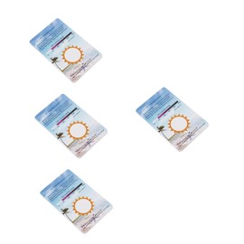 GRIRIW 4sets Uv Identifying Cards Uvc Testing for Sun Protection Uv Testing Cards for Reptile Owners Easy Uvc Detection 6pcs*4
