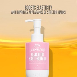 Sol de Janeiro Beija Flor Elasti-Body Oil, Aceite Corporal Hidratante para Elasticidad de la Piel, 100 ml                                             