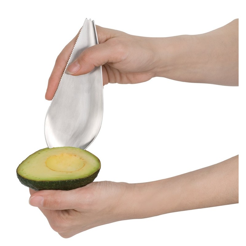 Trudeau 南海通商 アボカドカッター シルバー サイズ:約H0 W15 D6 0010-043